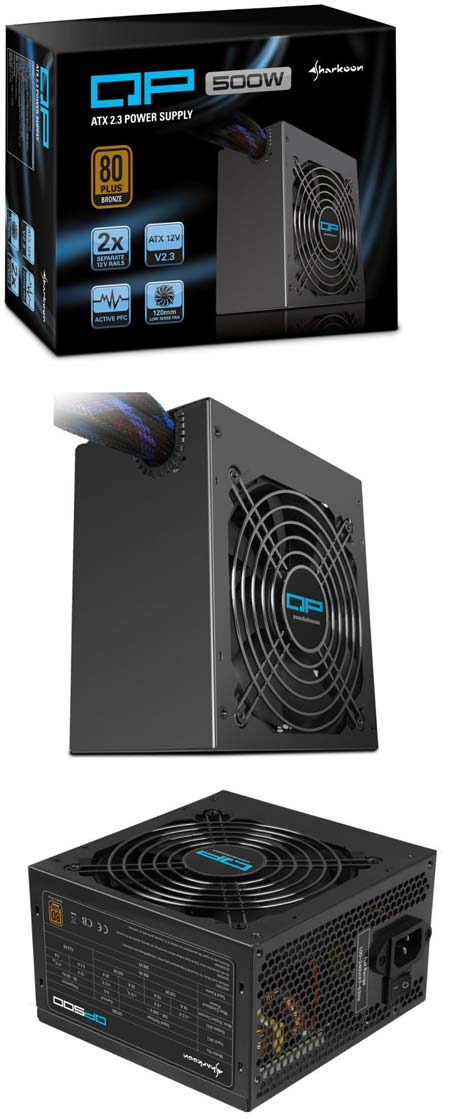 Sharkoon QP - новые бюджетные БП Sharkoon QP - новые бюджетные БП